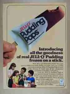 Jell-O Pudding Pops 1985 ad