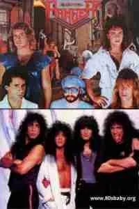 Hair bands of the 80s