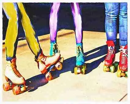 80s roller skates