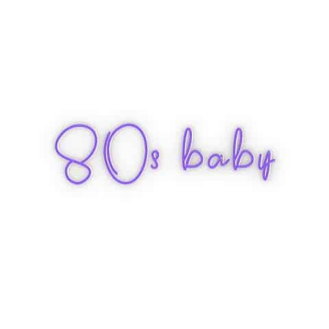 80s baby word log
