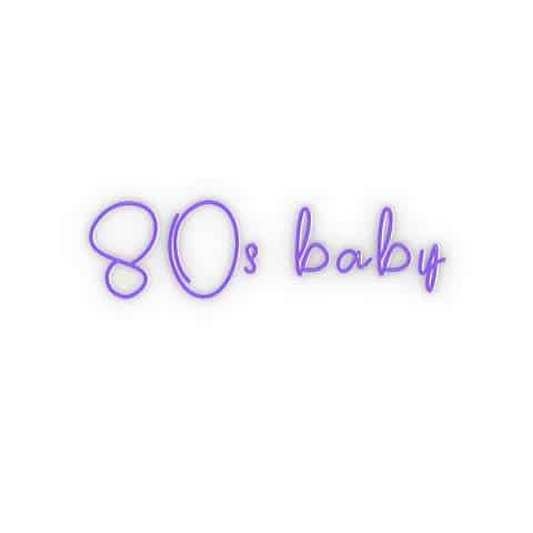 the 90s paper cup 80s baby word log
