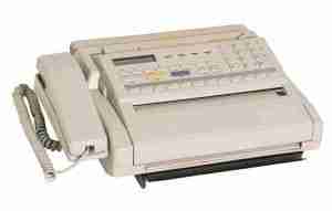 80s fax machine