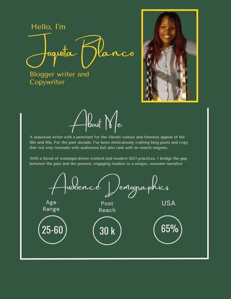 Joquita Blanco, founder of 80s Baby