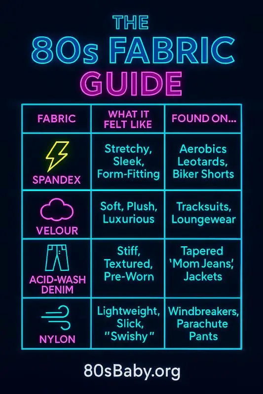 80s fabric guide