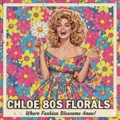 Chloe 80s florals.