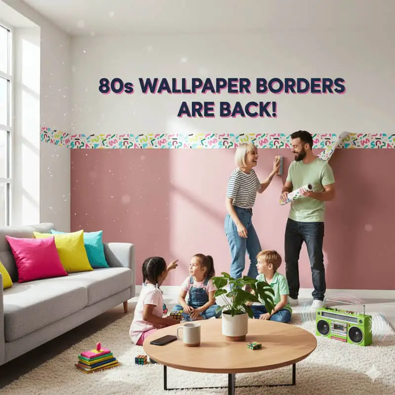 80s wall paper