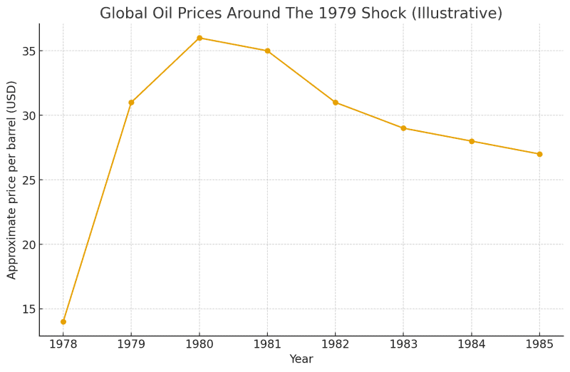 Global Oil Prices Around The 1979 Shock