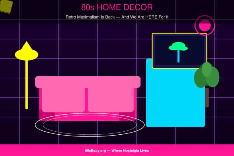 80s Retro Home Decor Ideas - nostalgic decorating inspiration