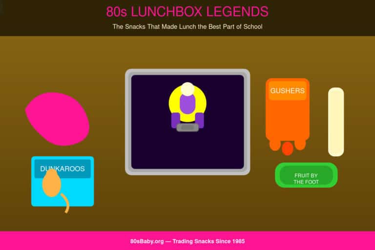 80s Lunchbox Snacks - nostalgic childhood school lunch favorites