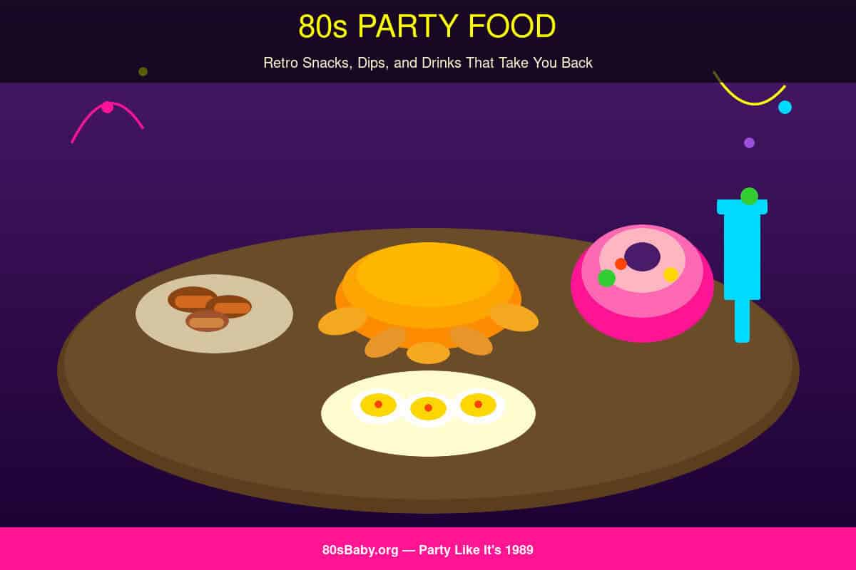 80s Party Food Ideas: The Retro Snacks, Drinks, And Menu That Take You ...