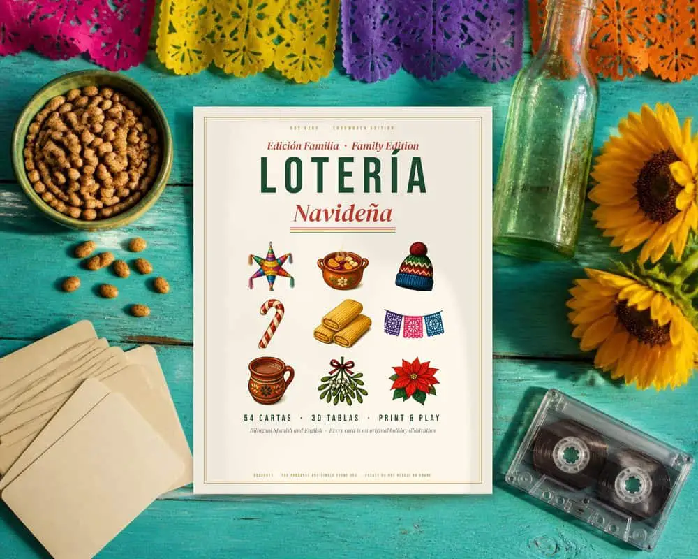 Lotería Navideña printable game